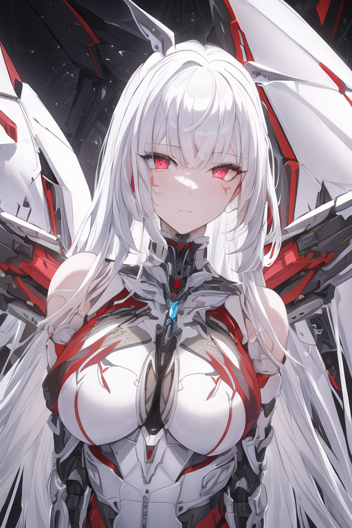 AI绘画：AI机娘风